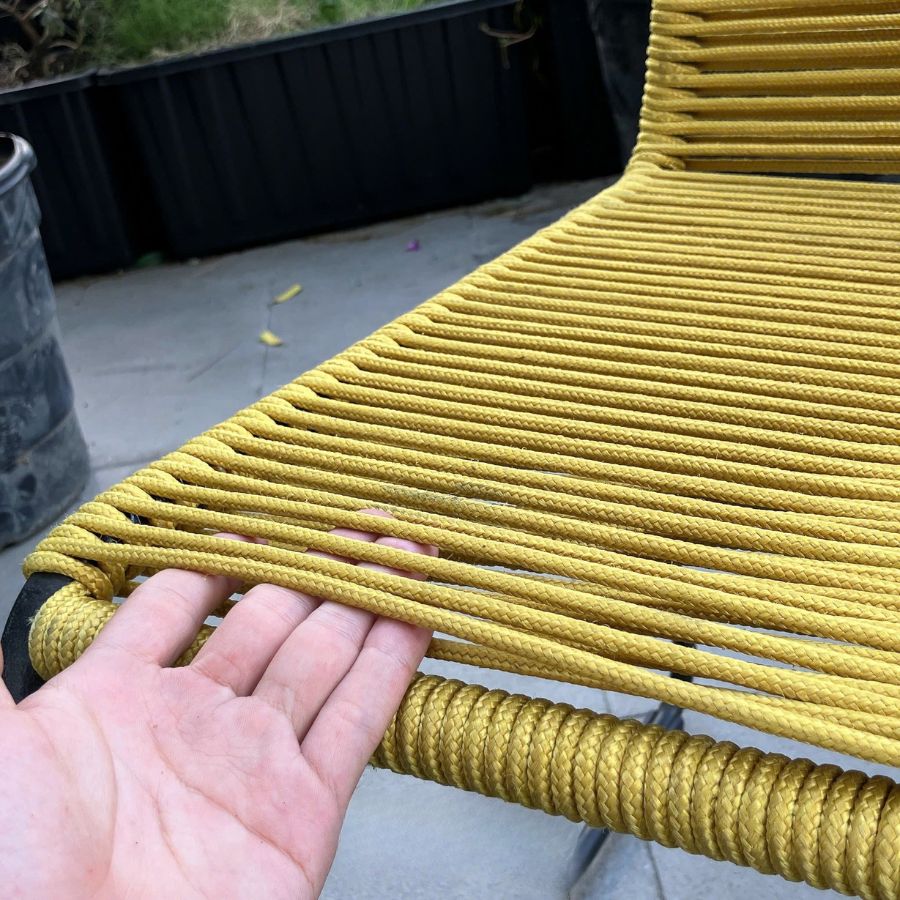 Ghế đan dây Pang Chair Modloft yellow_thumbnail_5