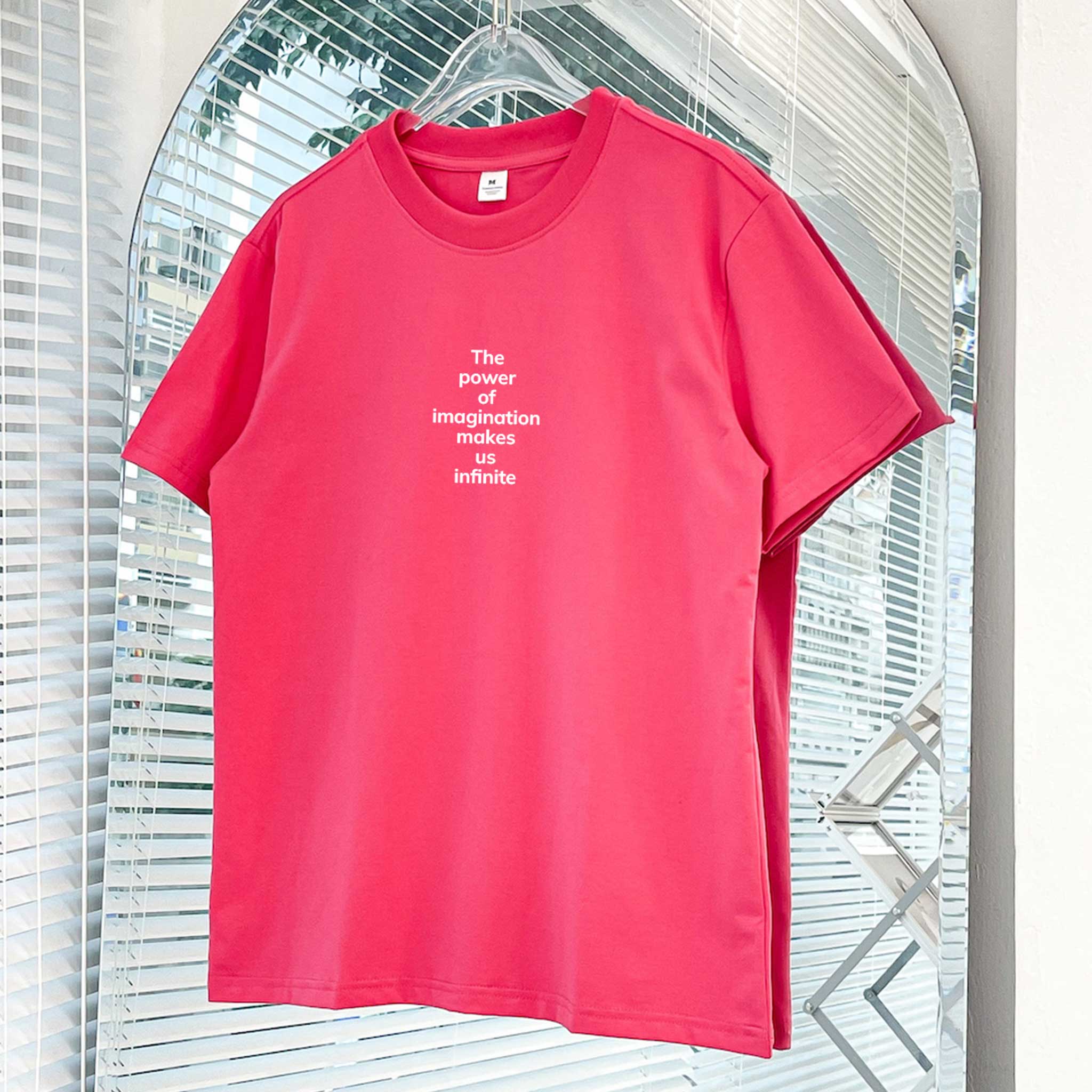 Áo thun nữ form vừa regular tôn dáng ARD1501 Miucho Chic vải cotton co giản cổ tròn in typography_thumbnail_8