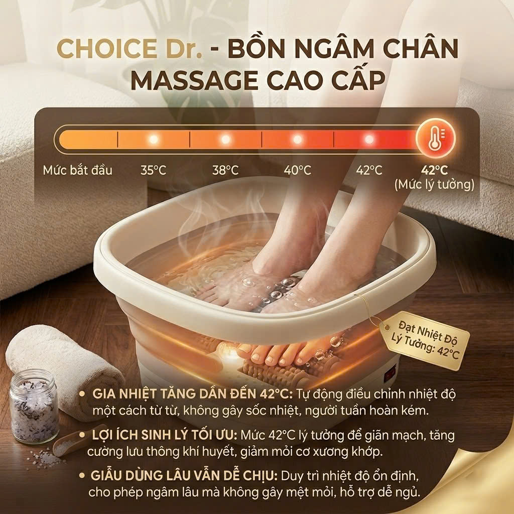 Bồn Ngâm Chân Choice DR