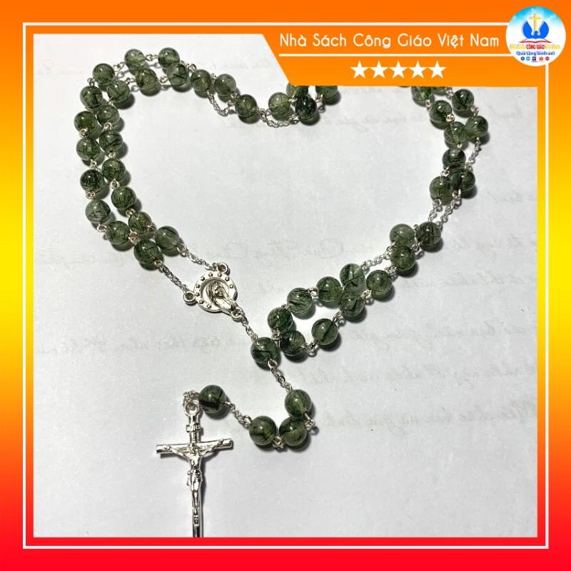 Tràng chuỗi Mân Côi đá tự nhiên - Chuỗi Mân Côi 50