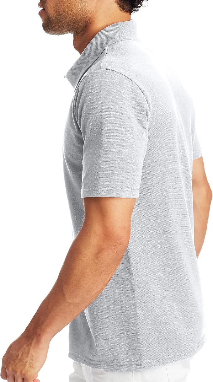 Men’s Active Polo Shirt – Comfortable Midweight Short Sleeve Tee_thumbnail_9