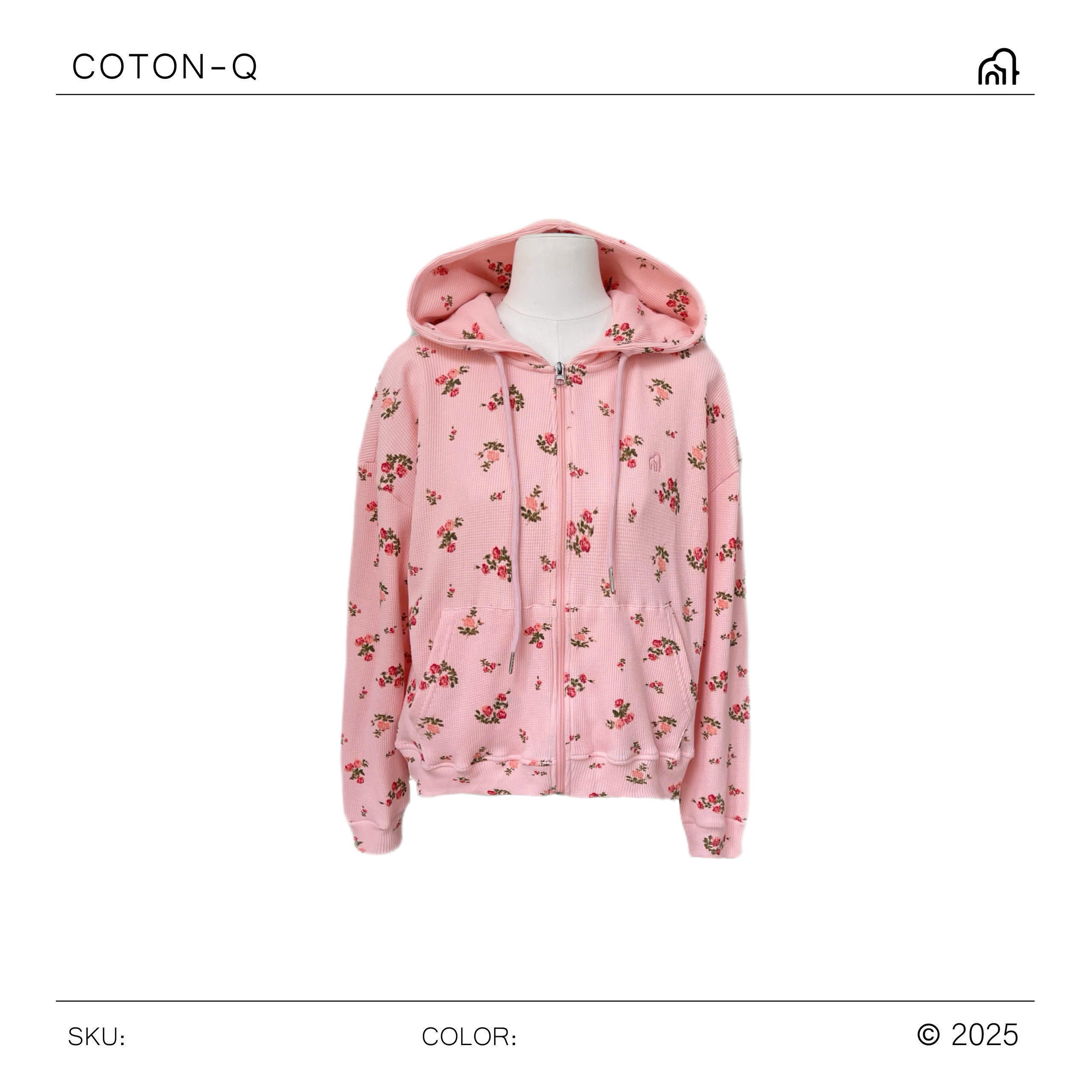 HK265 Áo khoác tổ ong ( HỒNG HOA )