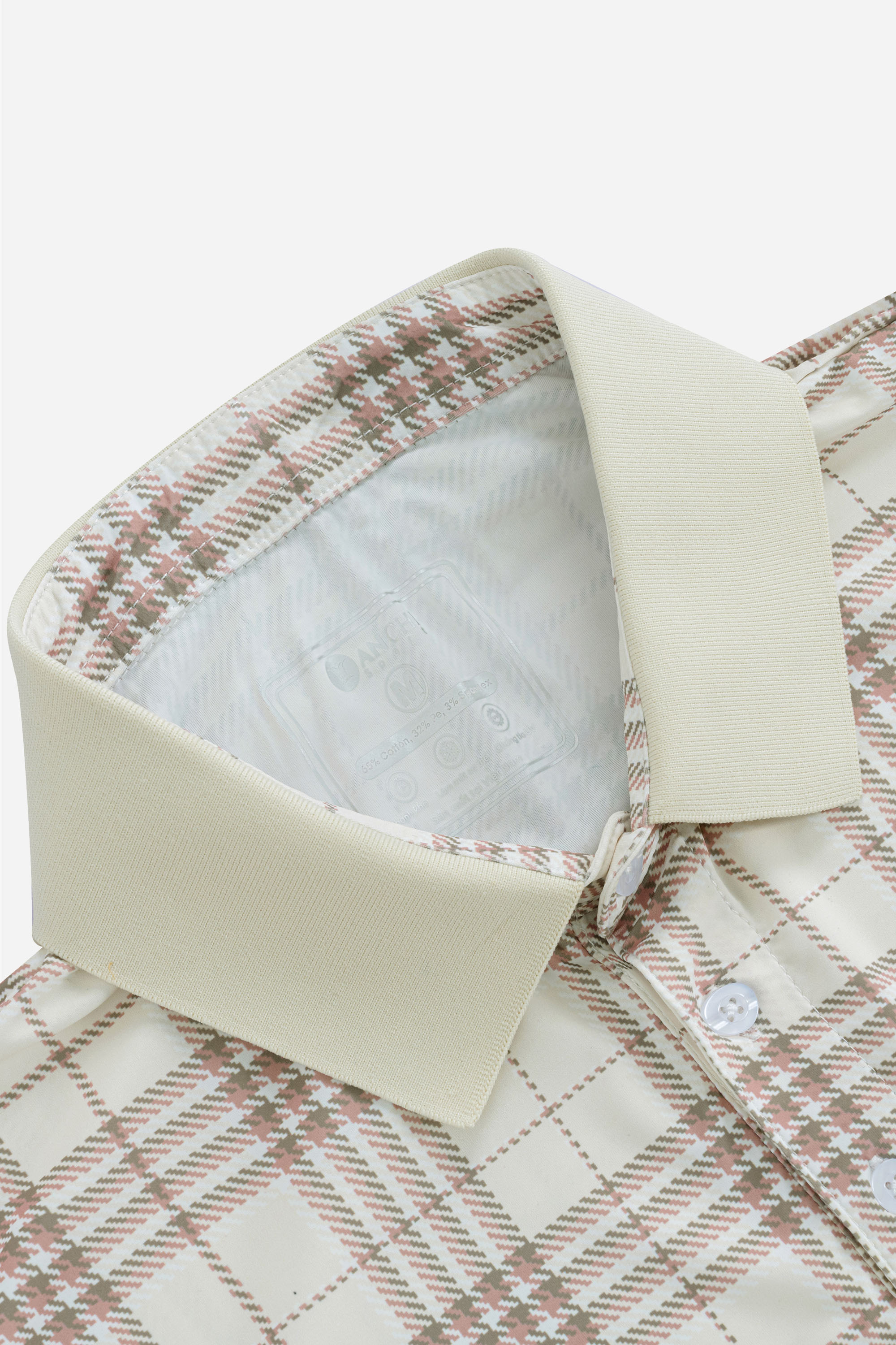 Áo Polo Kẻ Nam Trung Niên ANCHI Chất Liệu Cotton Mĩ Cao Cấp Phom Suông Vạt Ngang Màu Rêu Nhạt_thumbnail_12