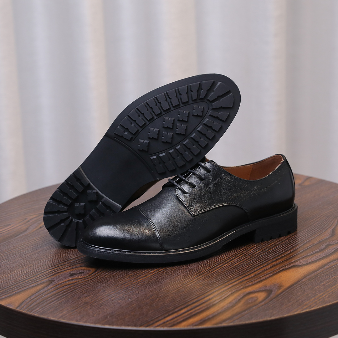 Giày da công sở cổ tròn nam – Da bò thật cao cấp, phong cách Anh Quốc, thoáng khí_thumbnail_8
