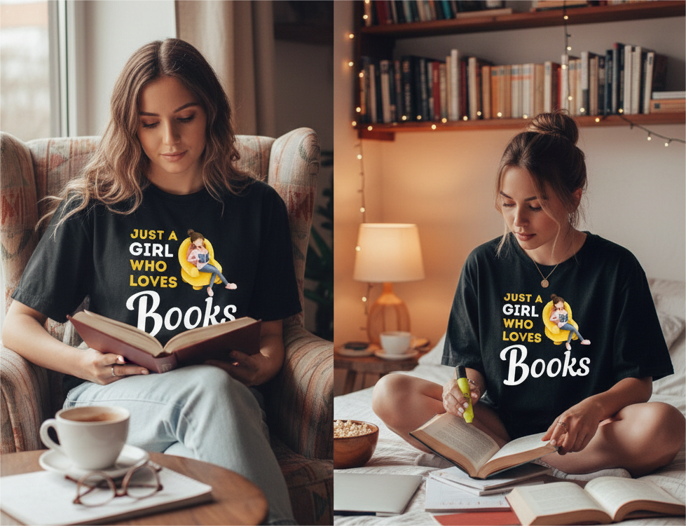 Book Lover Shirt Women - Funny Bookworm Tee Bibliophile Gift Reading T-Shirt Book Club Sweatshirt