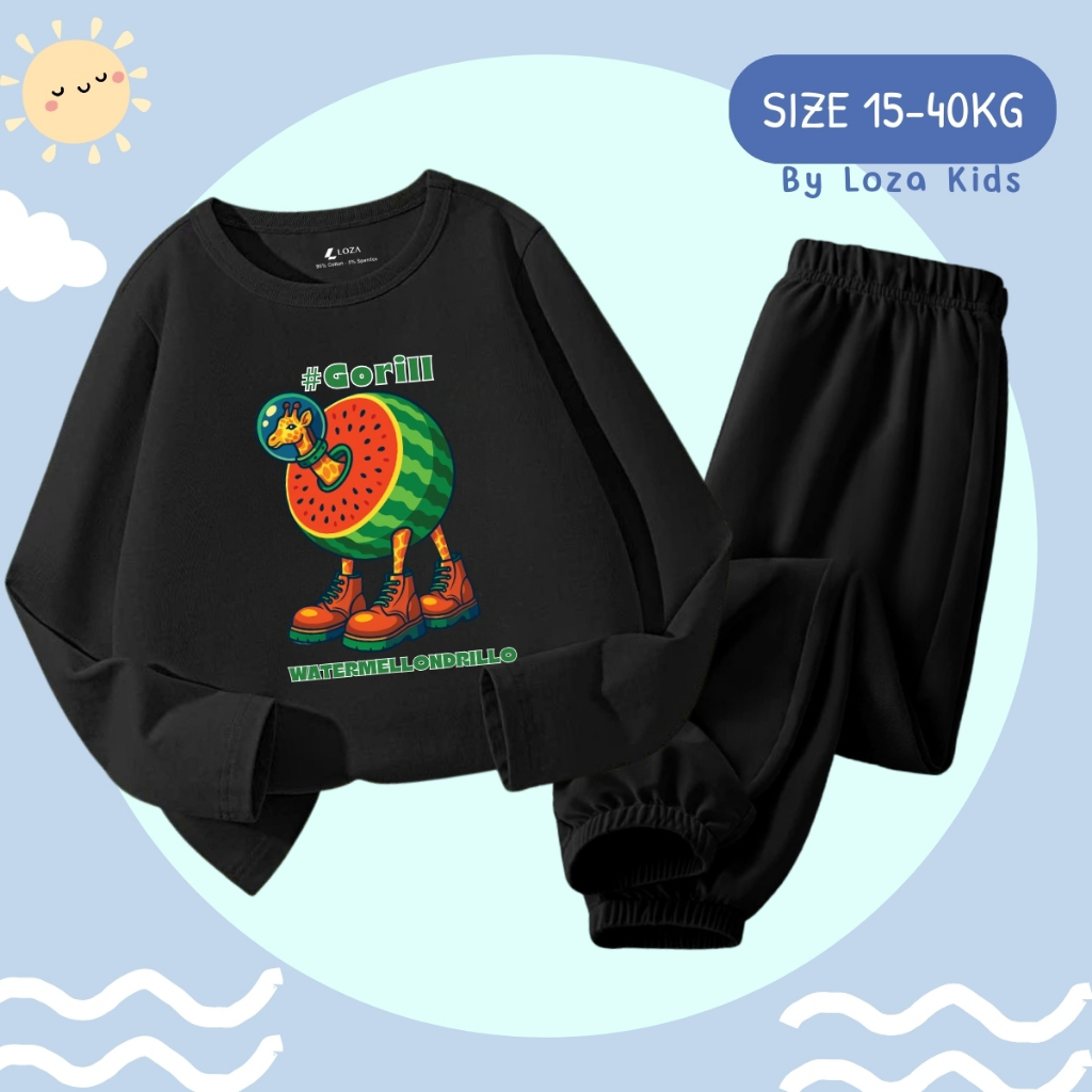 Bộ Thu - Đông bé trai in hình Brainrot Watermellondrillo - Loza Kids BW444_thumbnail_3
