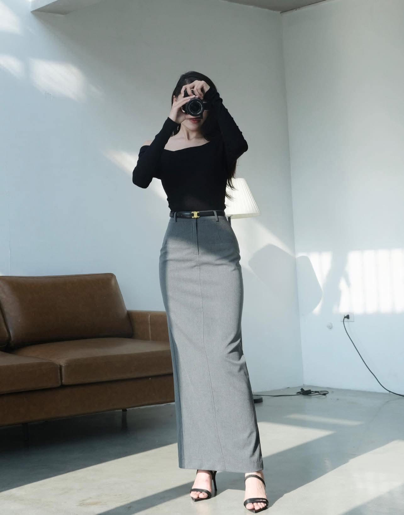 Chân váy siêu dài