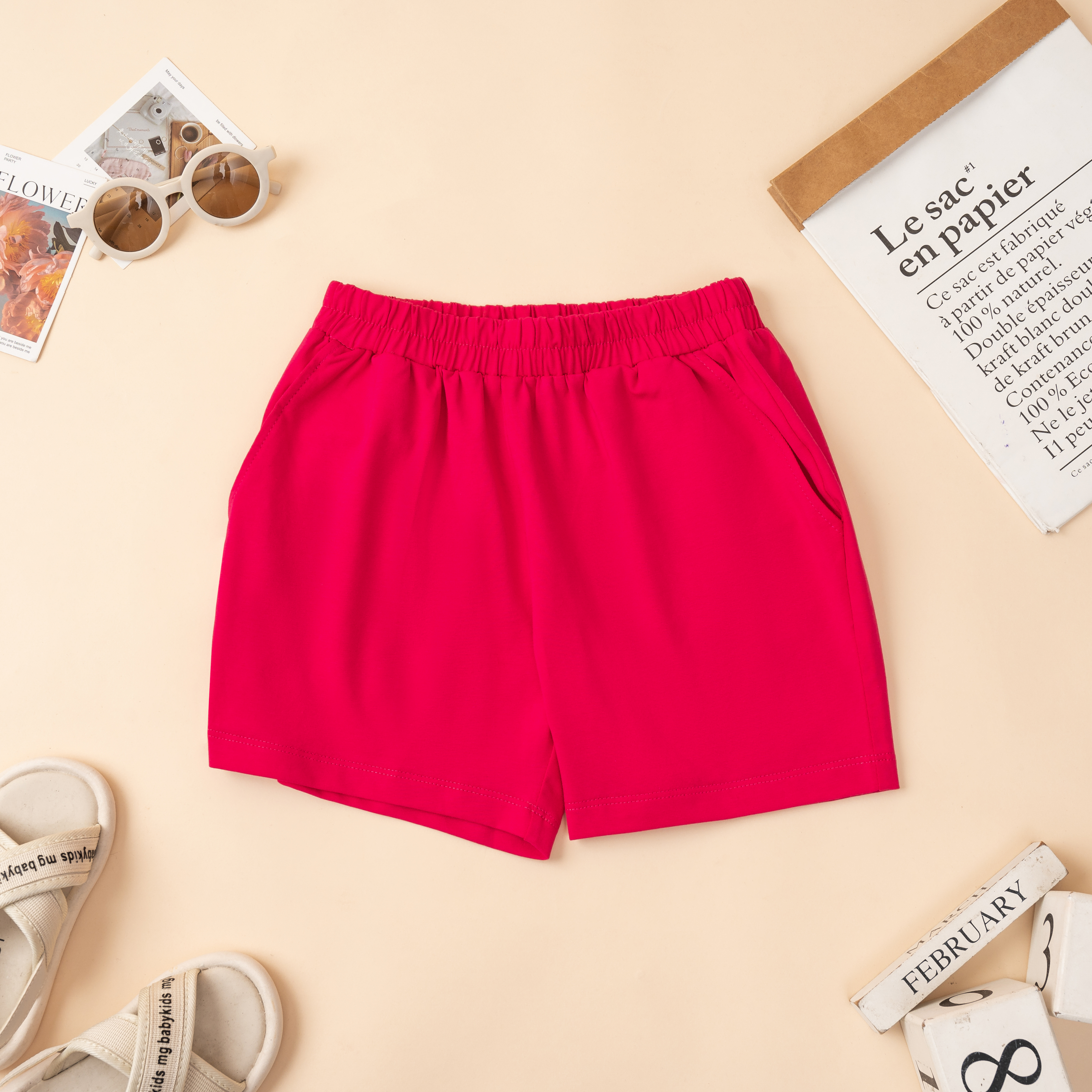 Quần đùi cho bé gái và bé trai chất cotton - Quần đùi cho bé cân nặng từ 15-40kg Loza Kids QT7003_thumbnail_15