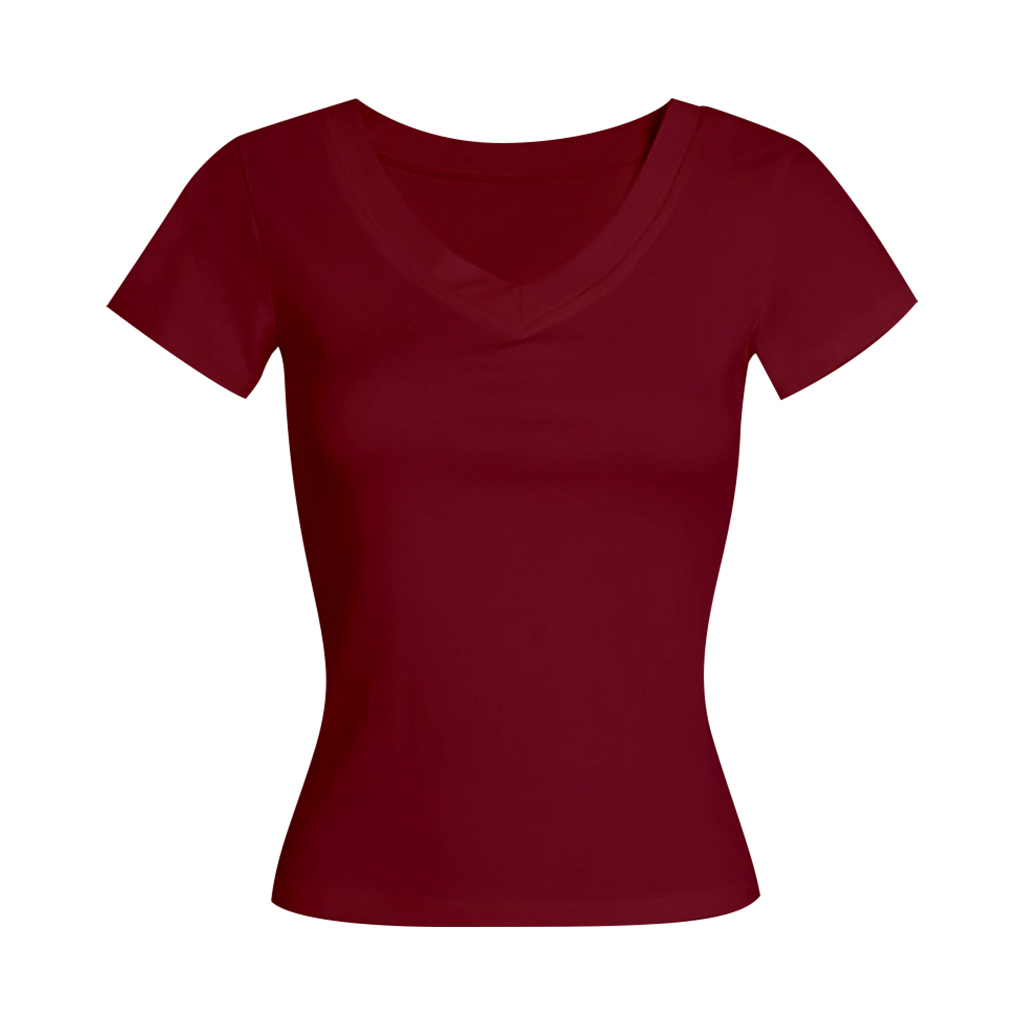 Áo thun ôm body cổ tim nữ tính tôn dáng AT00041 Beezy chất liệu visco co giãn thoải mái_thumbnail_16