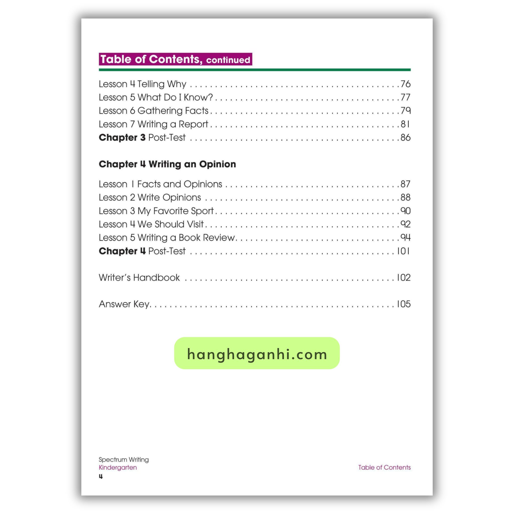 Sách Spectrum Writing Workbook Grade K_thumbnail_2
