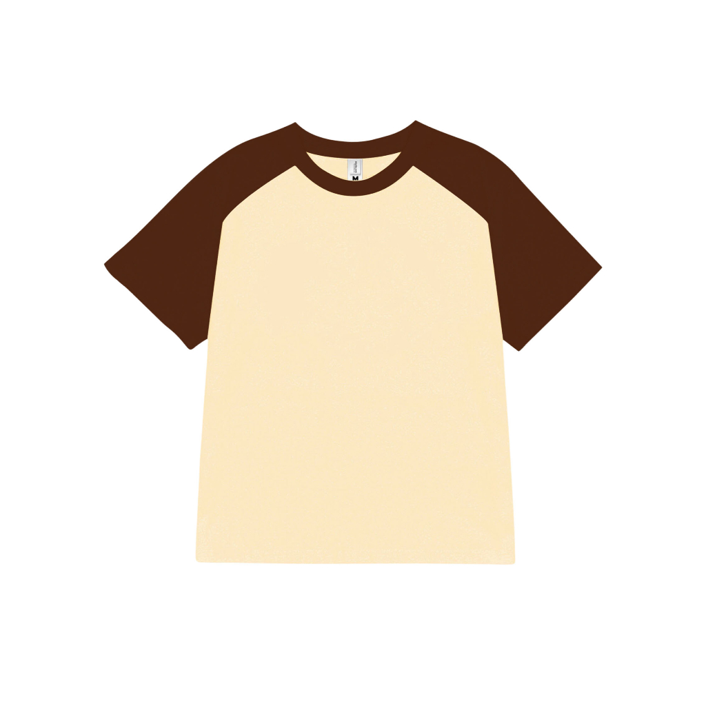 Áo baby tee phối trơn ABPTT01 Miucho cotton cổ tròn in basic_thumbnail_11