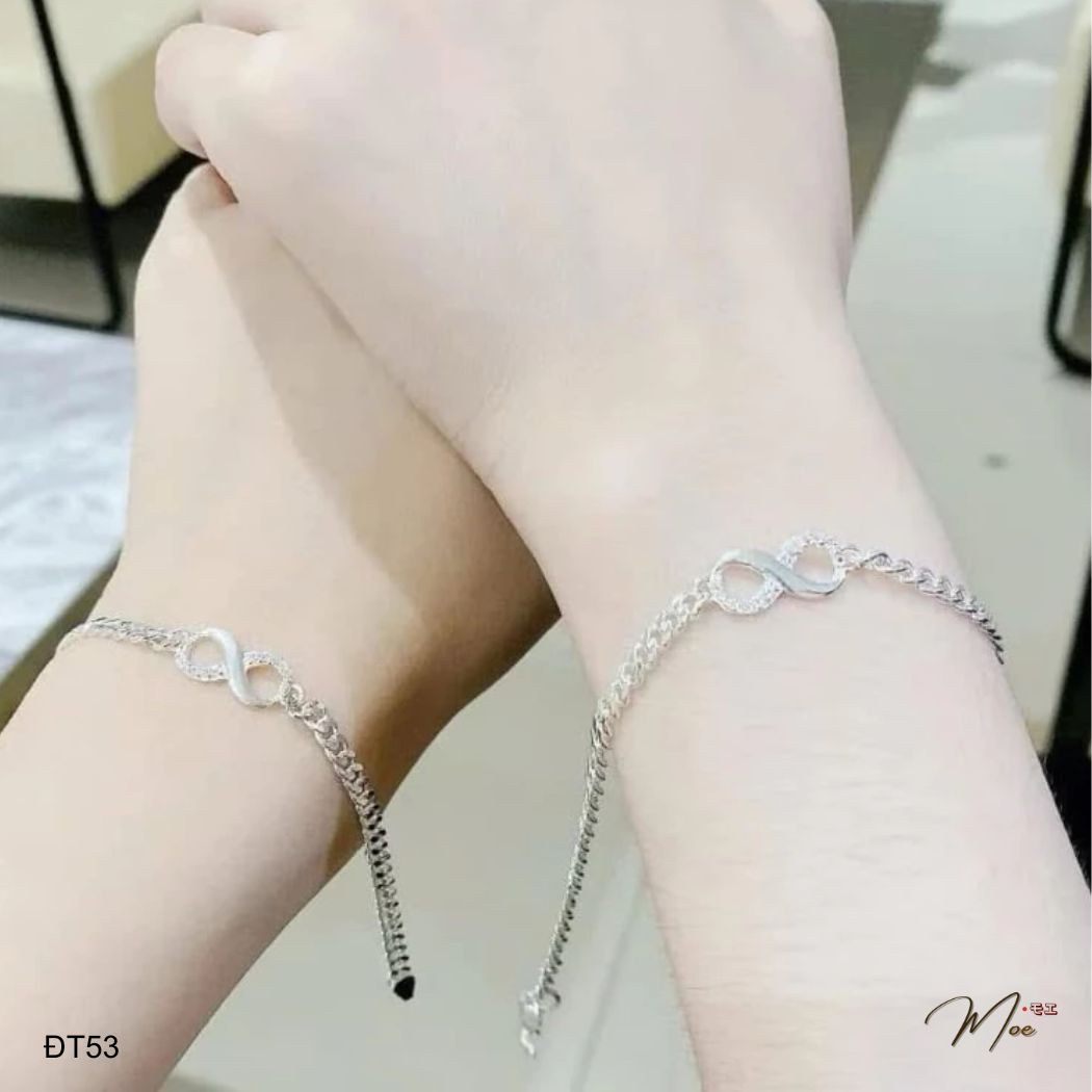 ĐT53 - Lắc tay đôi vô cực vĩnh cửu tình yêu mix charm chữ cái_thumbnail_2