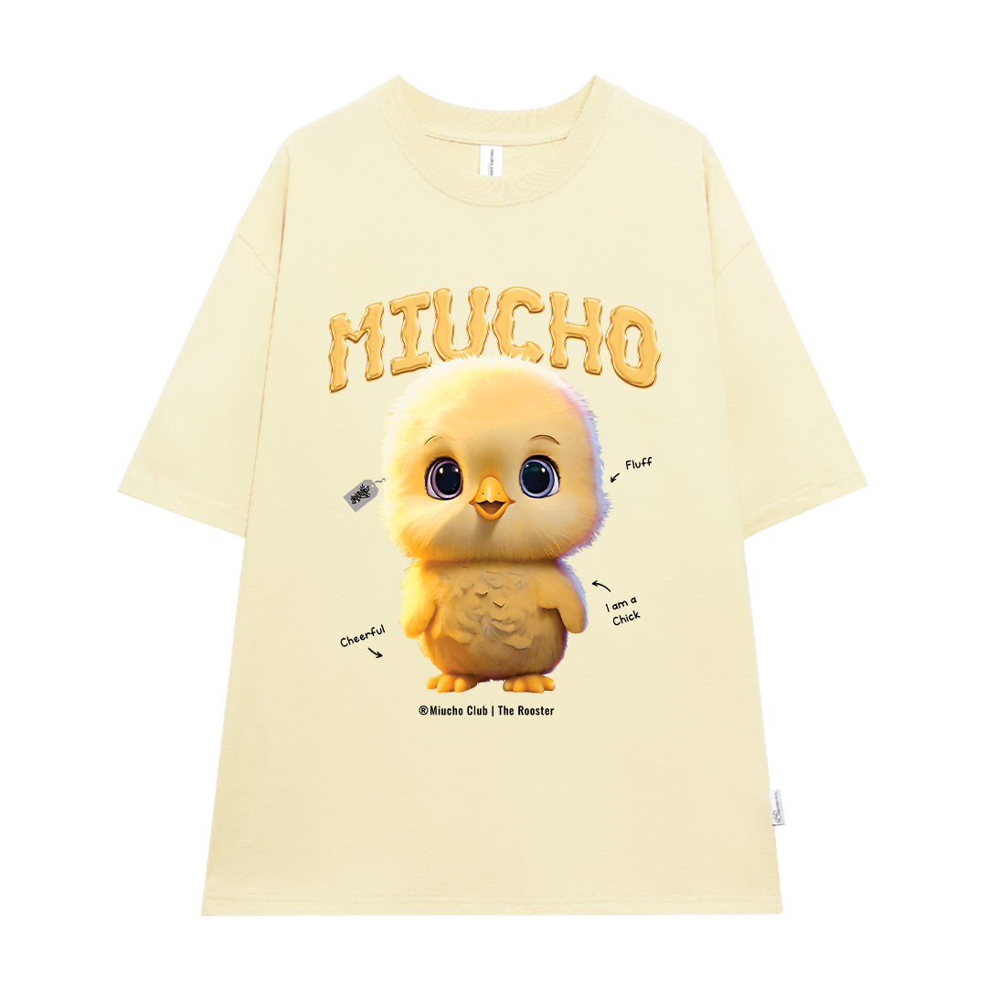 Áo thun form rộng 12 con giáp tuổi Dậu ATD1240 Miucho tay ngắn cổ tròn in mix_thumbnail_15