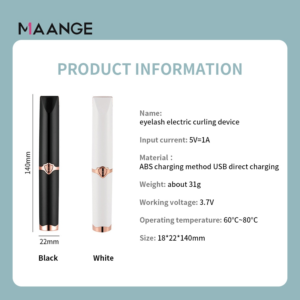 MAANGE Electric Eyelash Curler  230 mAh