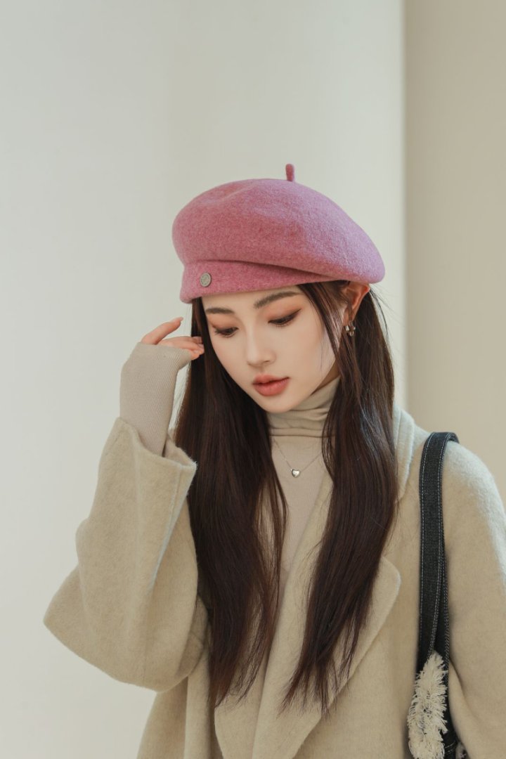 Mũ beret nữ vải dạ cao cấp HZ2502_thumbnail_23