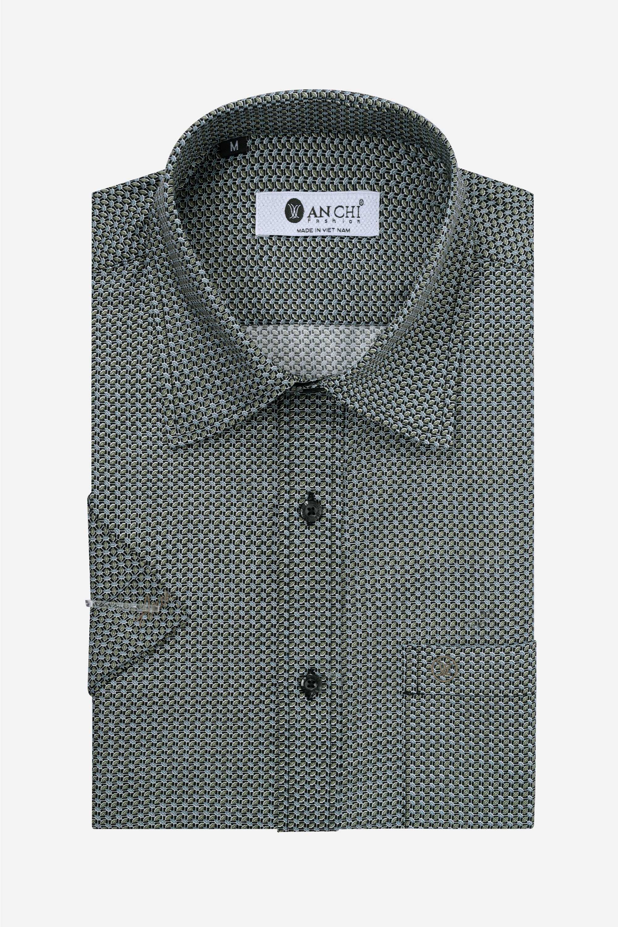 Sơ Mi Họa Tiết Nam Trung Niên ANCHI Chất Liệu Cotton Phom Suông Vạt Ngang Màu Cổ Vịt_thumbnail_31