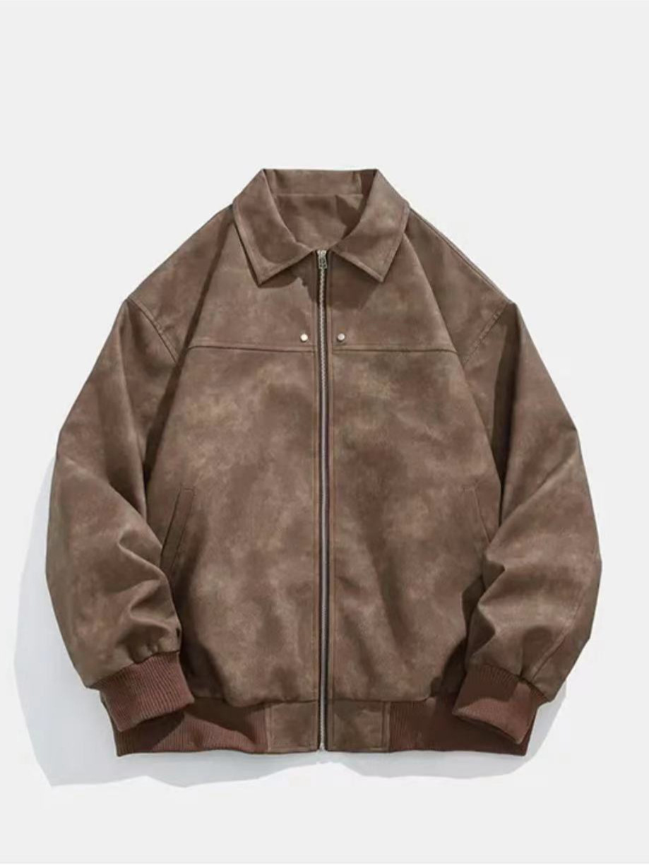 Áo khoác dáng bomber chất liệu da PU_thumbnail_3