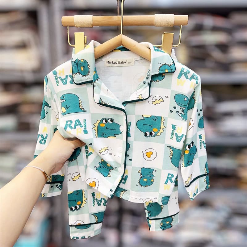 G44 BỘ PIJAMA DÀI TAY MINKEY MÃ 2 - A003.109