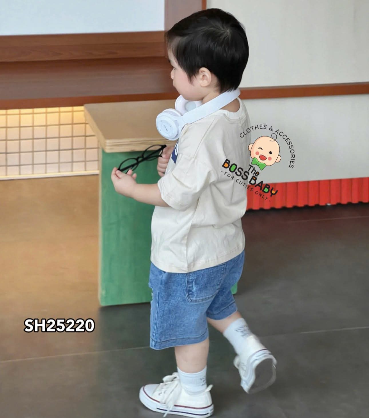 Set bộ jean xanh be chữ OASIS_thumbnail_3