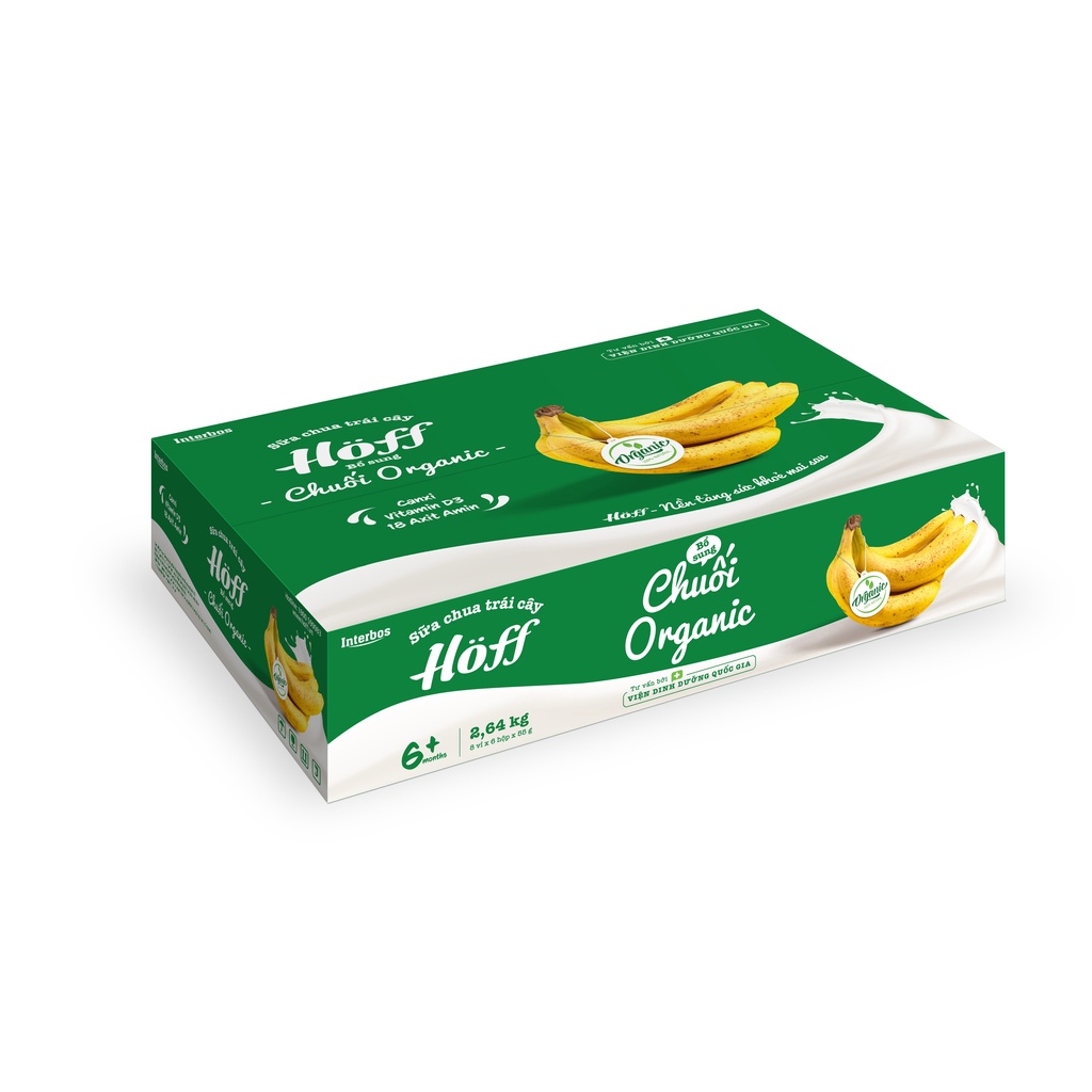 Hoff - Sữa chua Chuối Organic 55gr TE T/8lốc_thumbnail_2