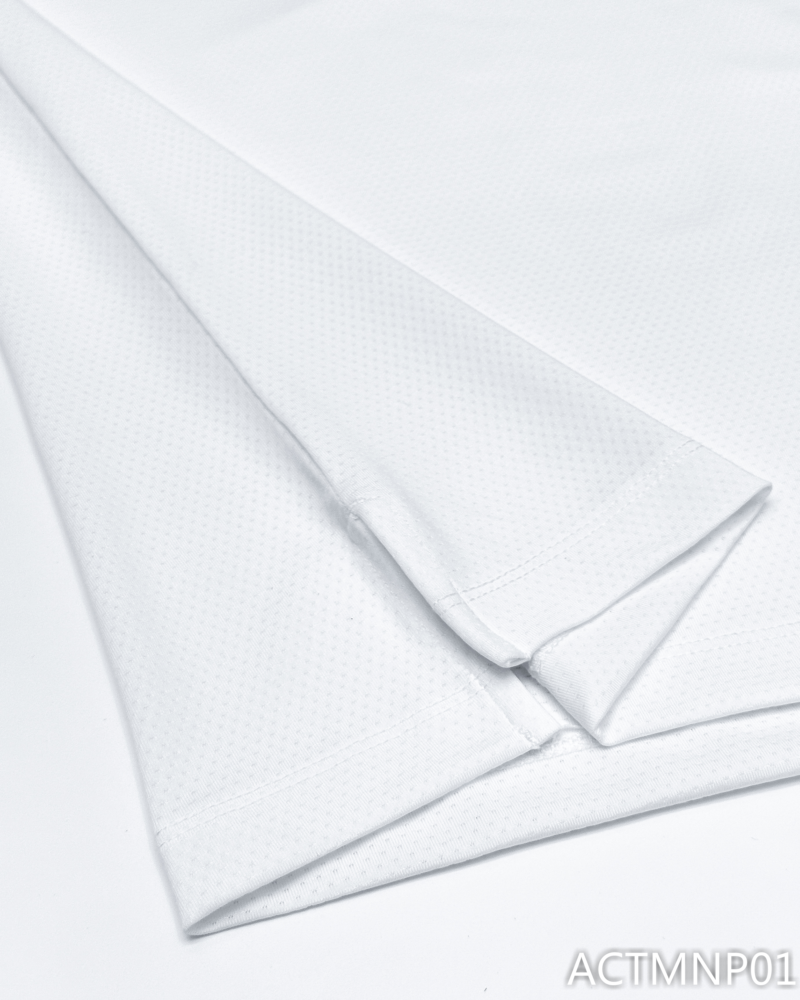 Áo thun thể thao nam trắng phối viền Redline Manesti_thumbnail_1