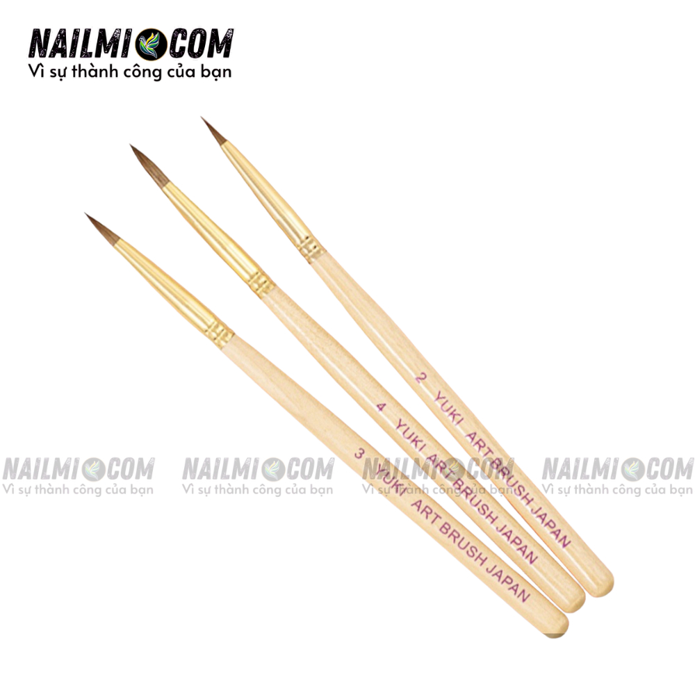 Cọ đắp hoa - cọ nặn hoa - số 4 - YUKI - cán gỗ_thumbnail_2