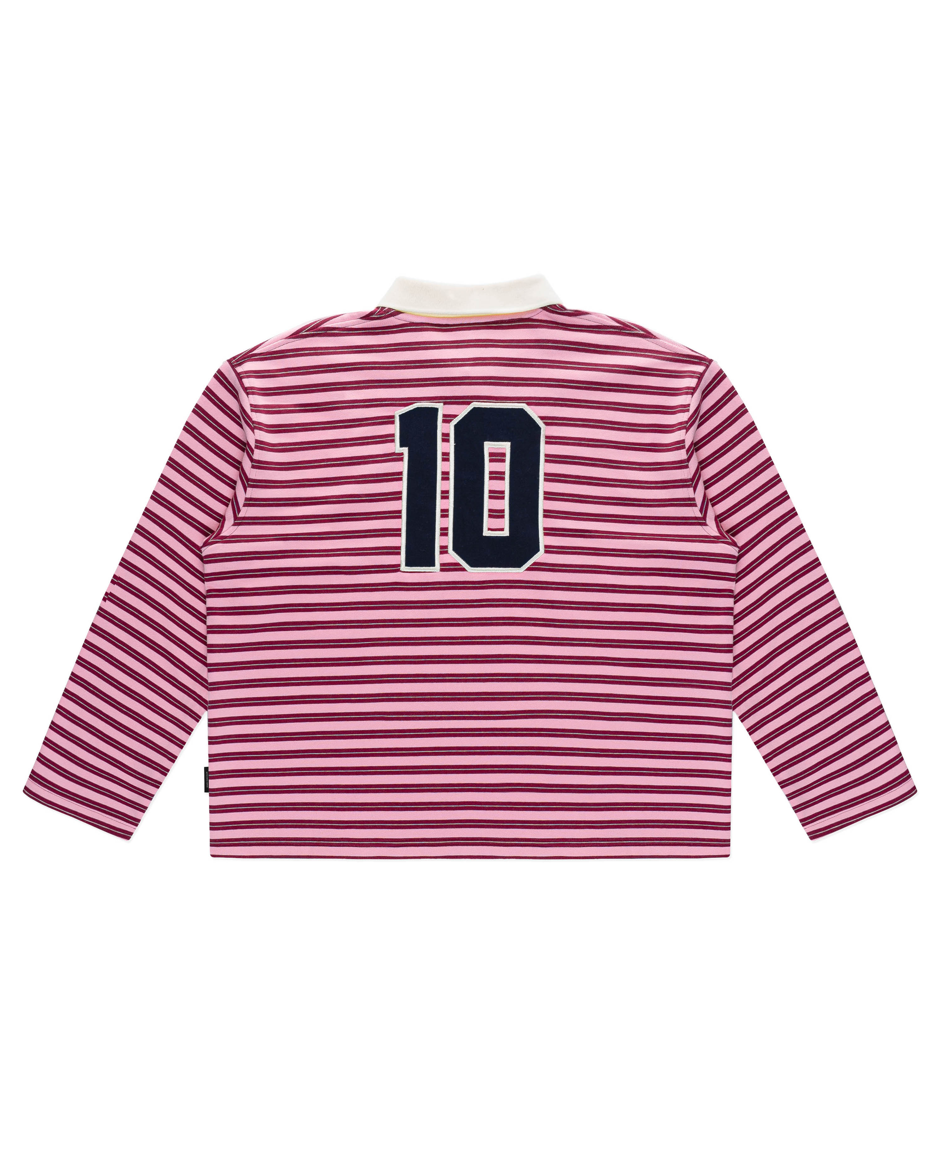 Levents® Striped Long Sleeve Boxy Polo Shirt_thumbnail_10