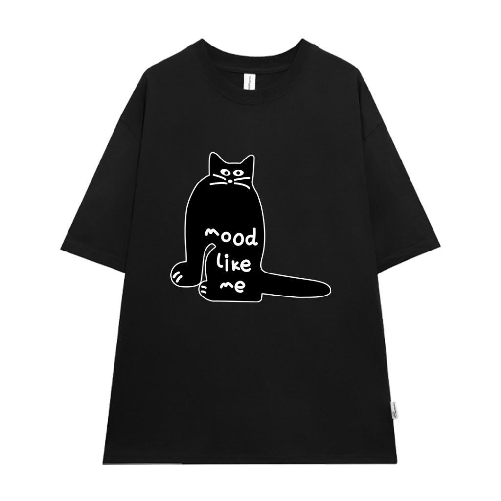 Áo thun couple cặp đôi form rộng tay lỡ màu xinh ATD864 Miucho vải cotton cổ tròn in mix_thumbnail_10