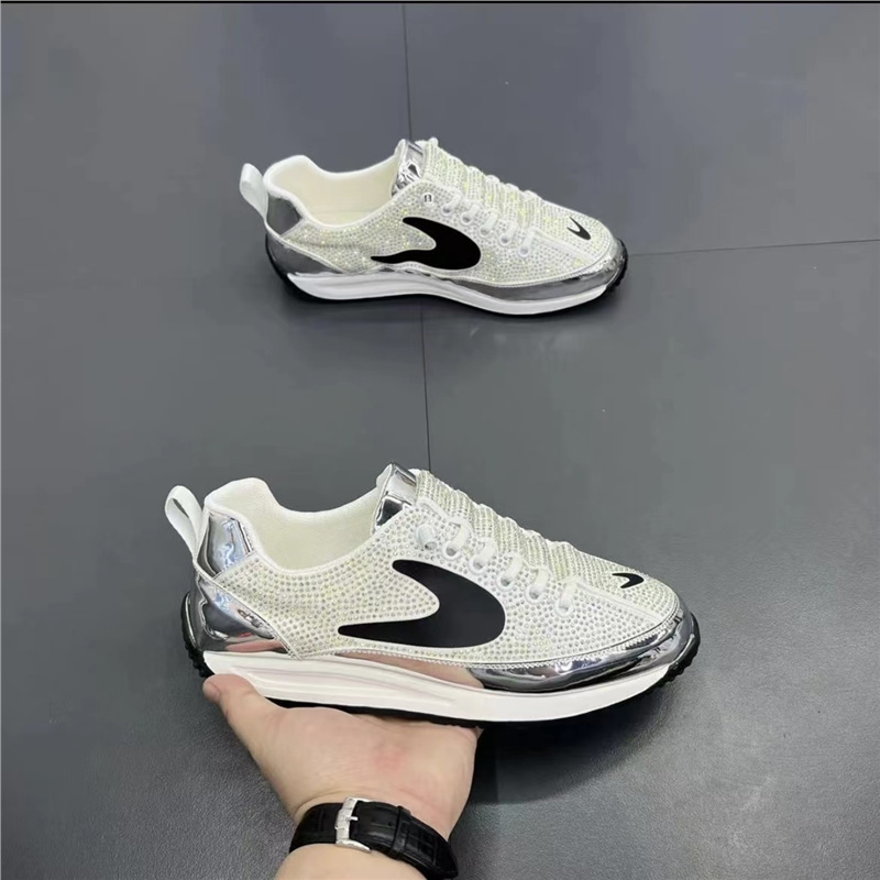 GA331 - Giày nam cổ thấp thoáng khí đế bệt phong cách thời trang Douyin 2025