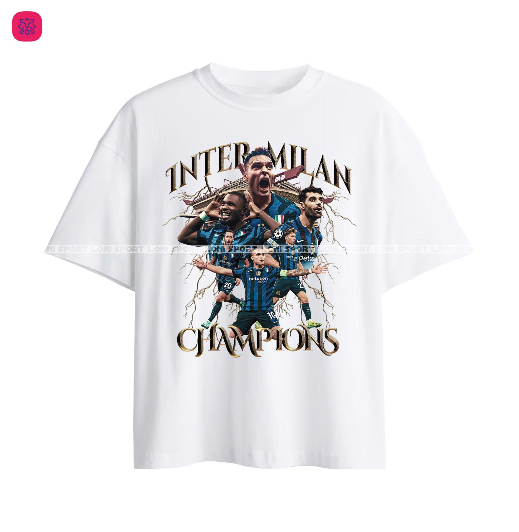 Áo thun nam nữ INTER MILAN CHAMPIONS  - 100% Cotton_thumbnail_0