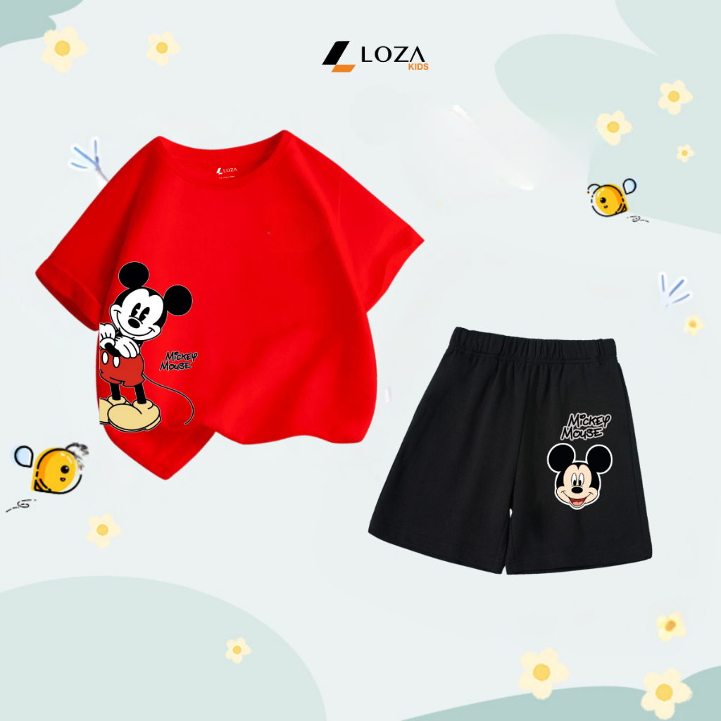 Bộ đồ trẻ em in hình 'Mickey Mousse' - Loza Kids SB226_thumbnail_2
