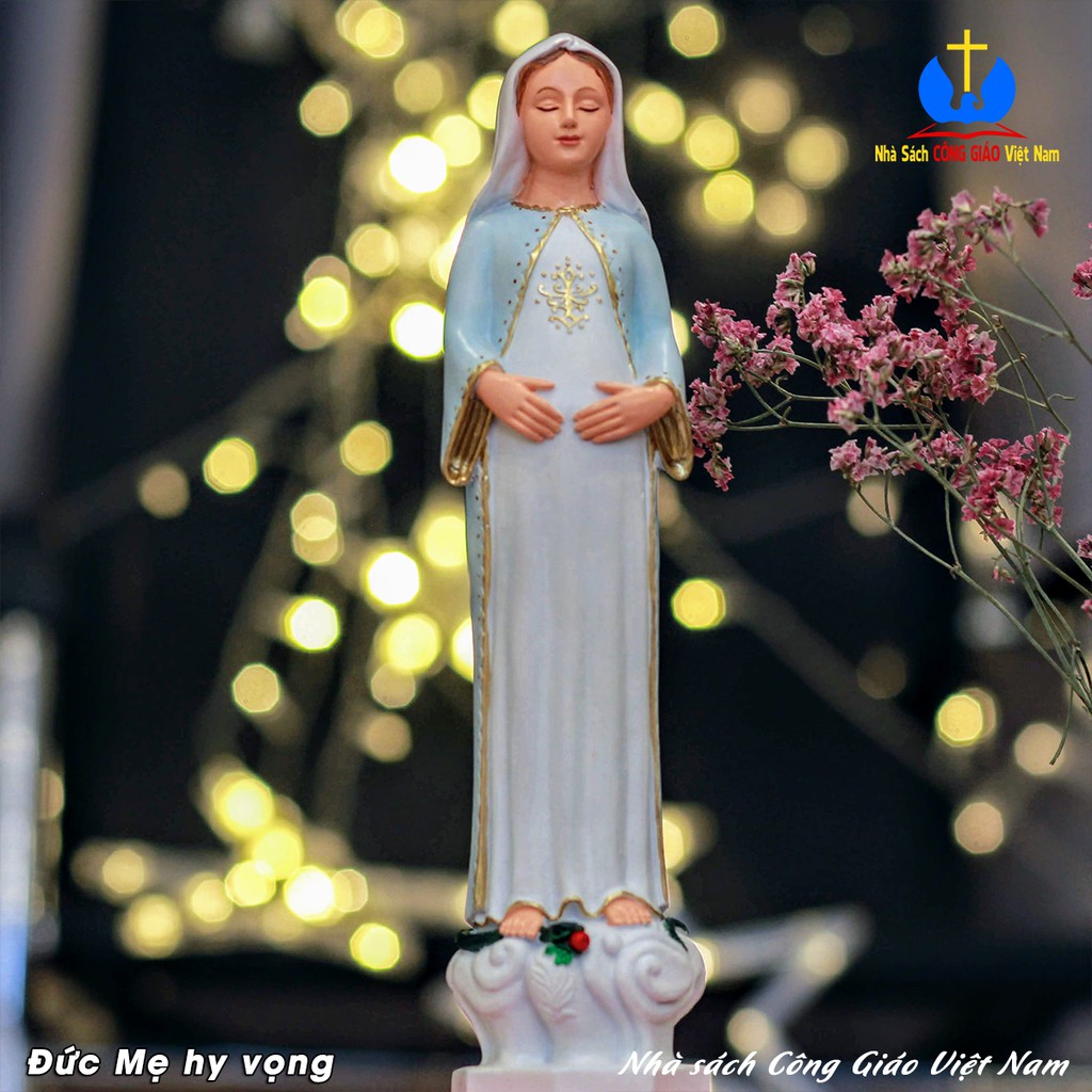 Tượng Đức Mẹ Hy Vọng DMHV  - Quà tặng Công Giáo - Nhà Sách Công Giáo Việt Nam T0662_thumbnail_3