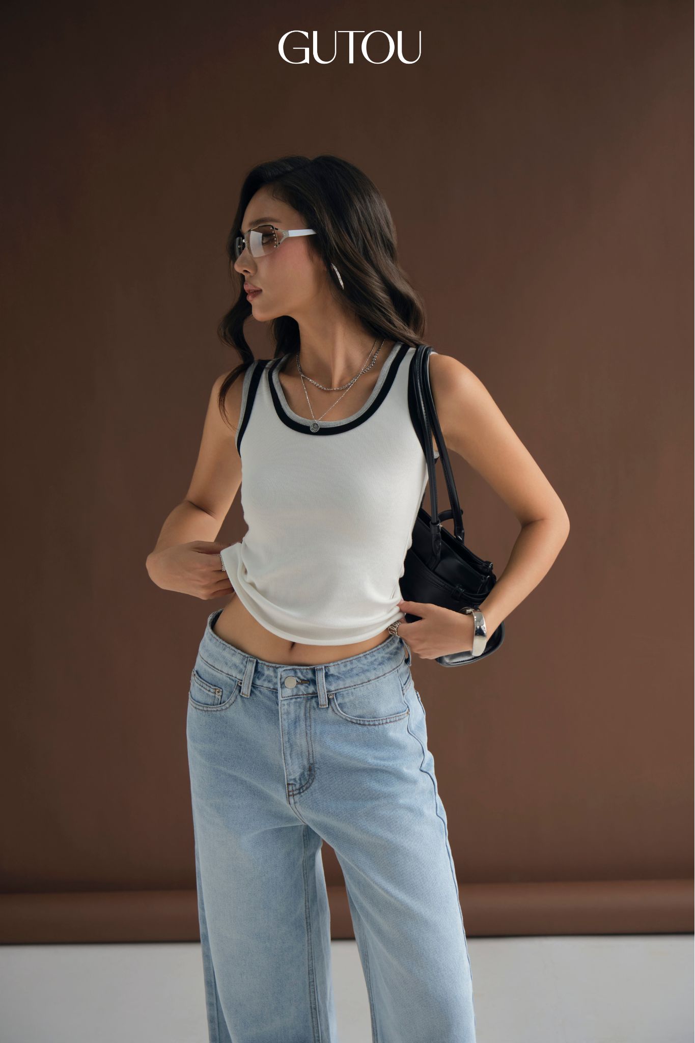 [ GUTOU ] Quần Jeans Suông Elegant Jeans_thumbnail_3