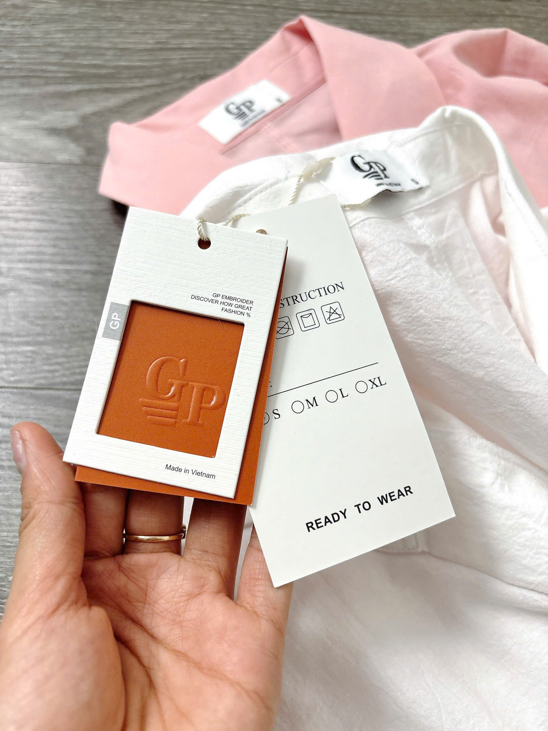 Áo somi tay dài phối kiểu ( HỒNG CAM )_thumbnail_9