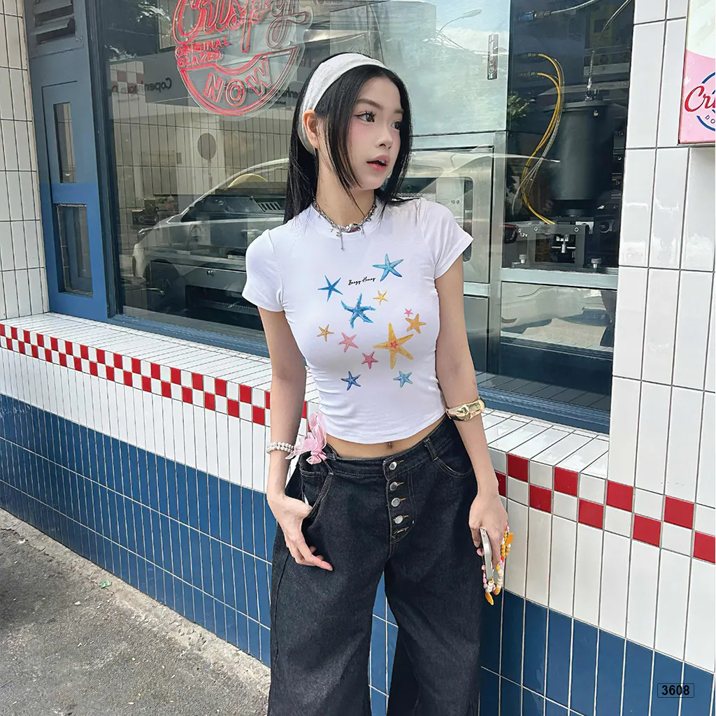 Áo baby tee form ôm phong cách mùa hè Beezy 3608_thumbnail_2