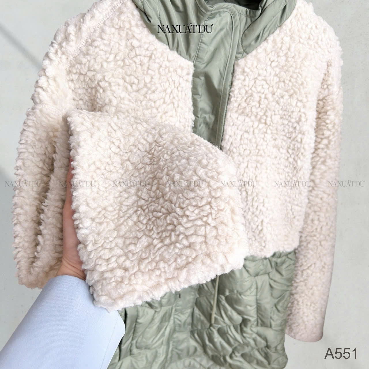 Áo khoác phao phối lông -  A551 (SALE)_thumbnail_7