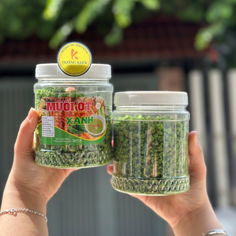 Muối Ớt Hột Xanh Khô