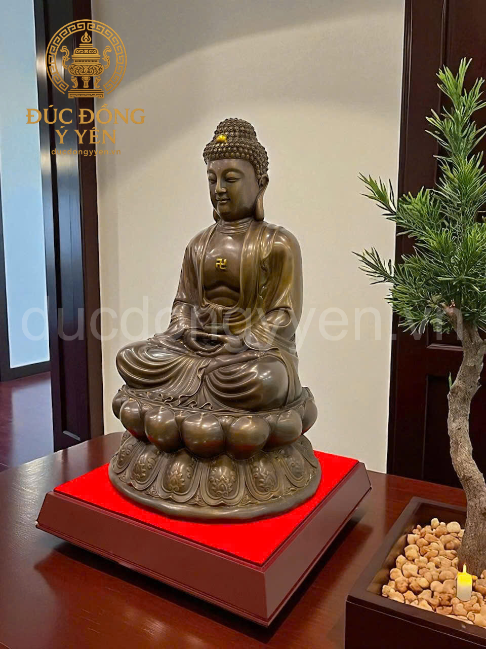 Tượng phật A Di Đà bằng đồng _thumbnail_3