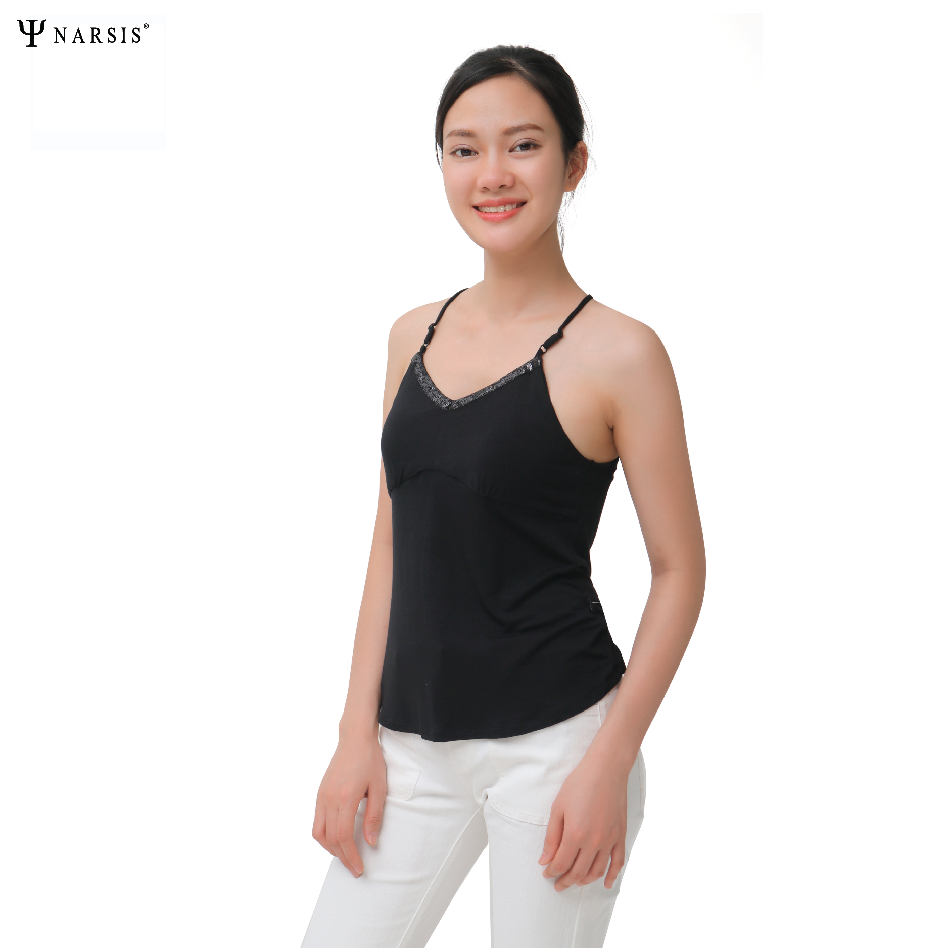 ÁO DÂY NỮ KIỂU - L7020 NARSIS VẢI REN THOÁNG MÁT, SANG TRỌNG, PHONG CÁCH THANH LỊCH, TINH TẾ_thumbnail_0