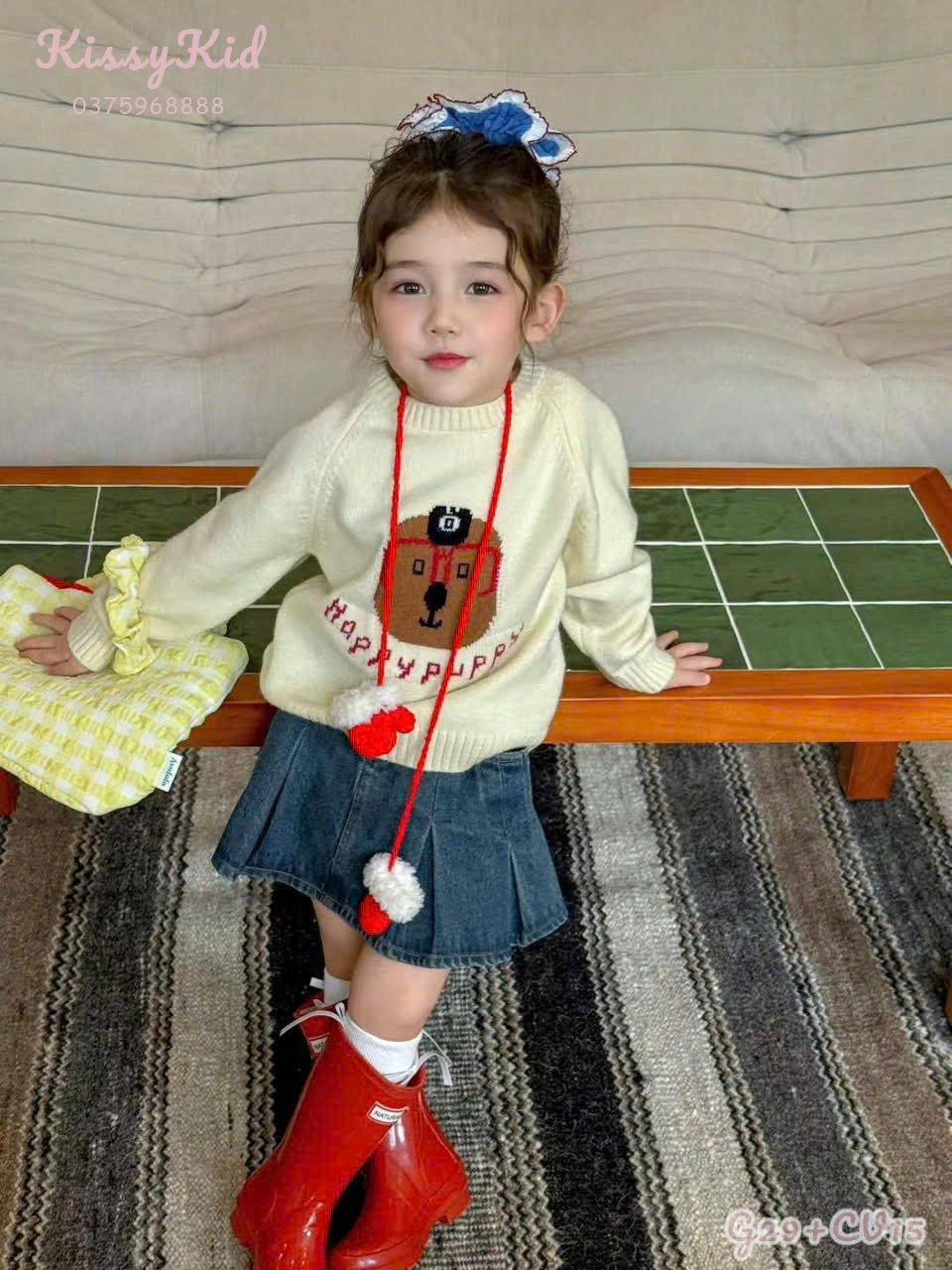 (G29) Áo len vàng mỡ Happy Puppy Onedou_thumbnail_0