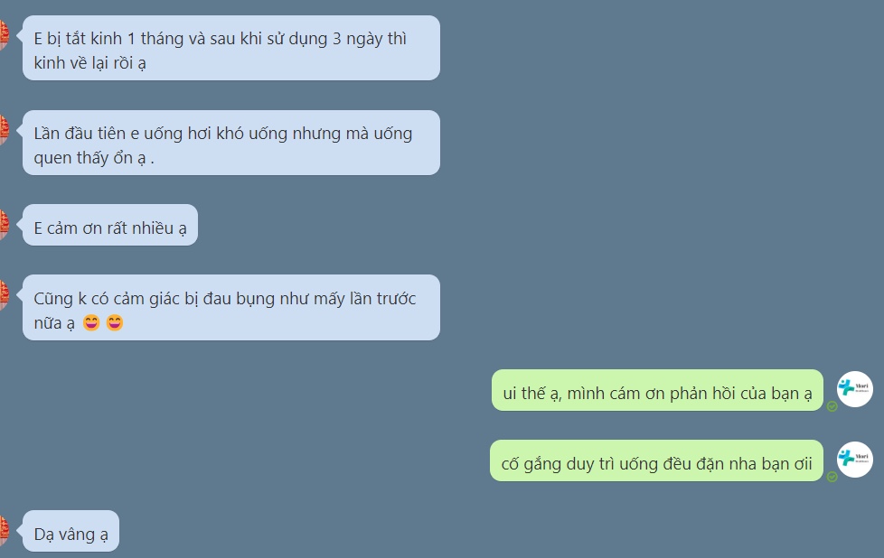 Kinh về lại, đỡ đau bụng_0