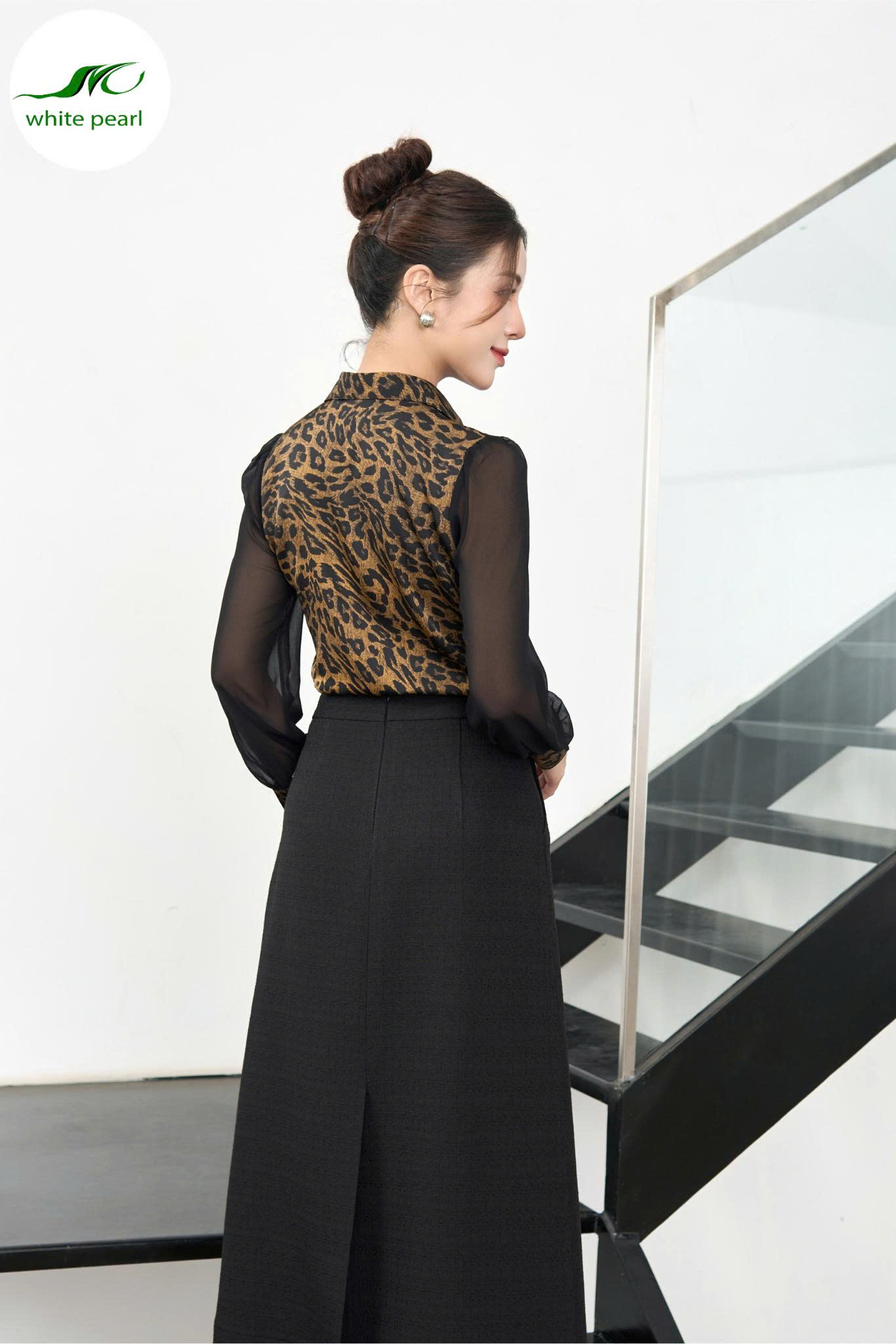  Áo cổ đức tay dài Thời Trang Công Sở Cao Cấp White Pearl_thumbnail_2