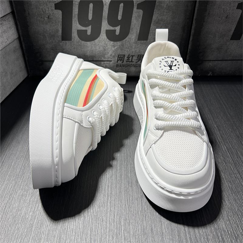GA398-Giày Thể Thao Nam Thời Trang Cao Cấp Nhẹ Nhàng 2025, Đế Dày, Sneaker Trẻ Trung, Phong Cách INS Màu Trắng, Giày Hợp Xu Hướng DL