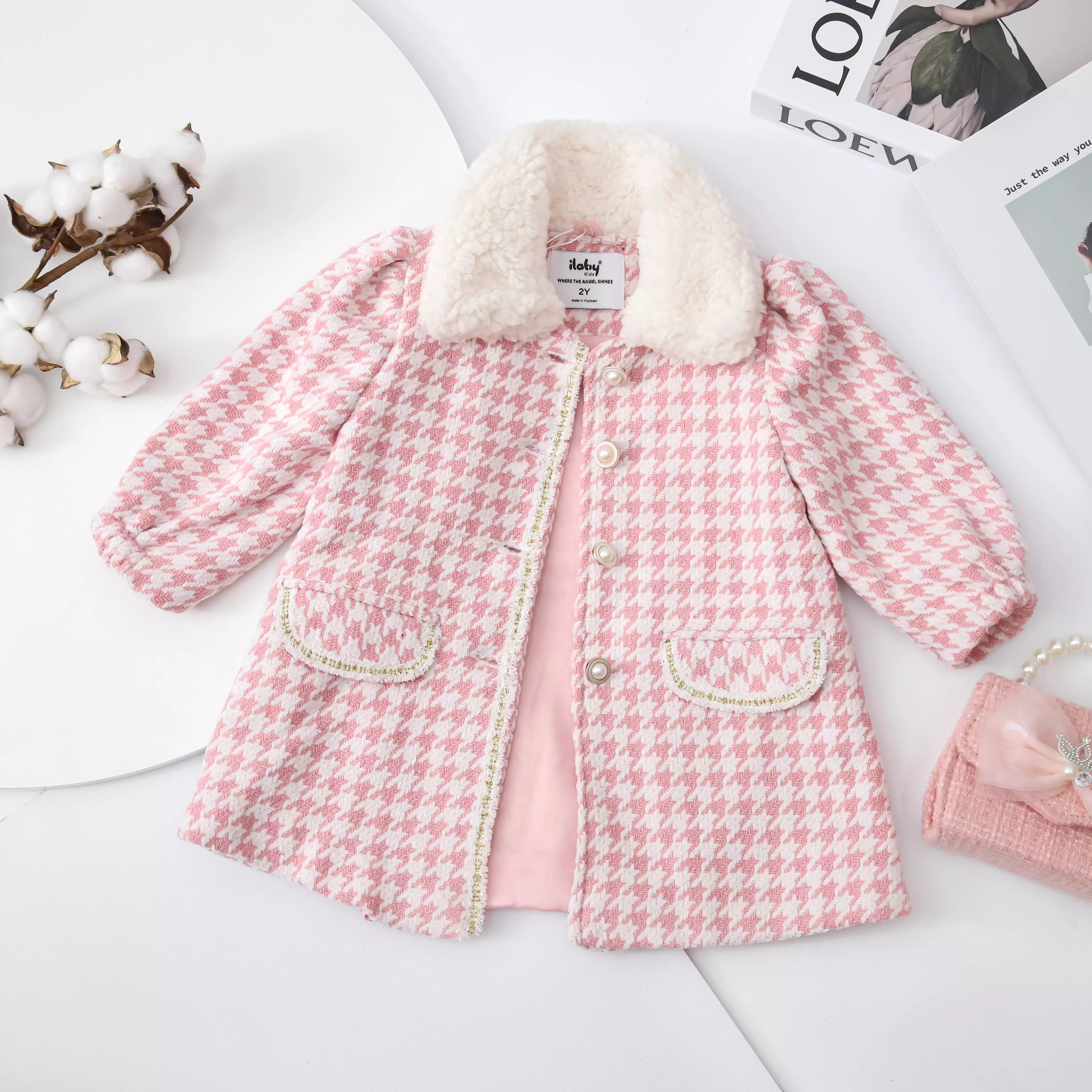 Áo khoác phối viền cổ lông_thumbnail_10