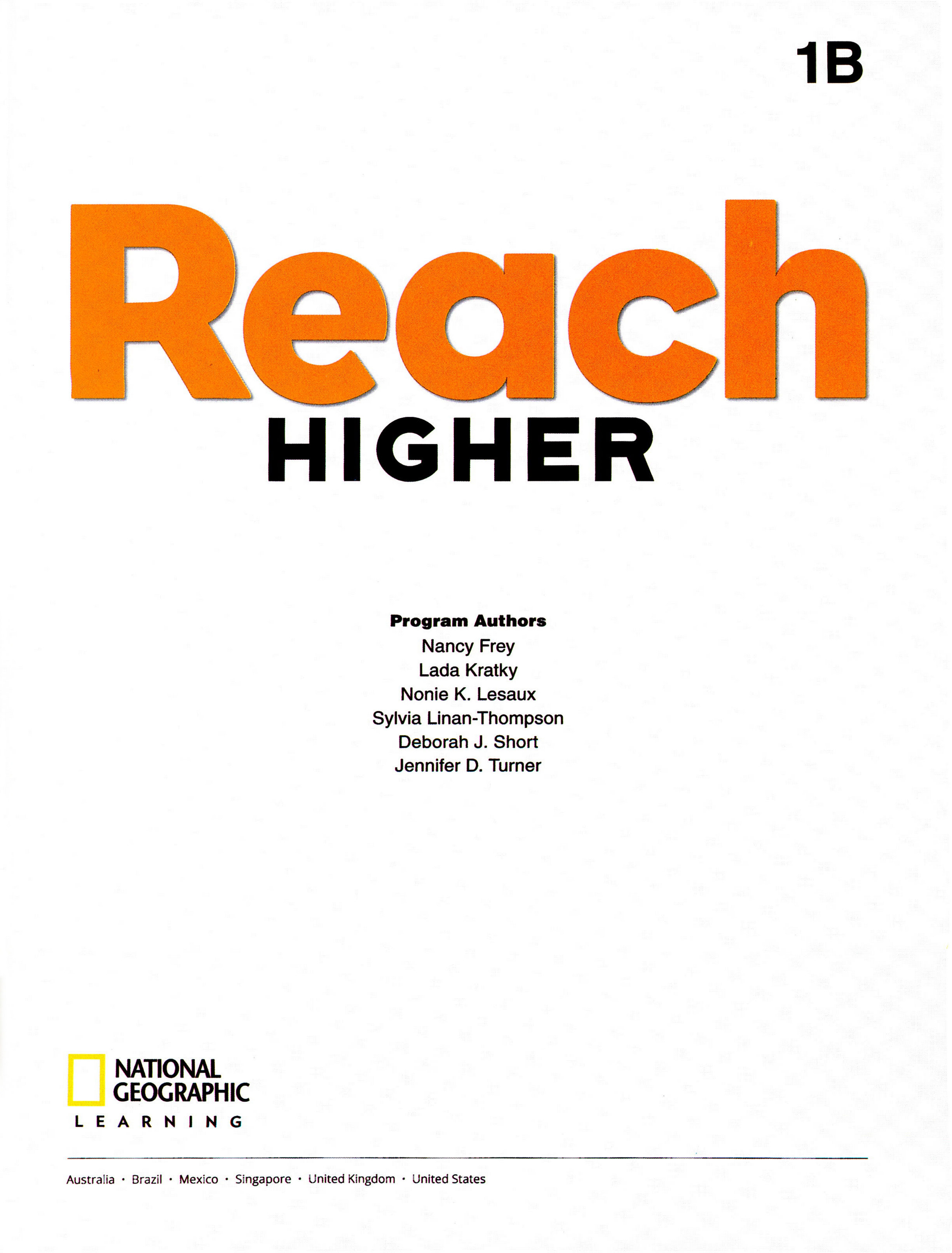 National Geographic Reach Higher 1B Student's Book (2020 – American English) – Sách giấy gáy đóng KEO nét đẹp_thumbnail_1