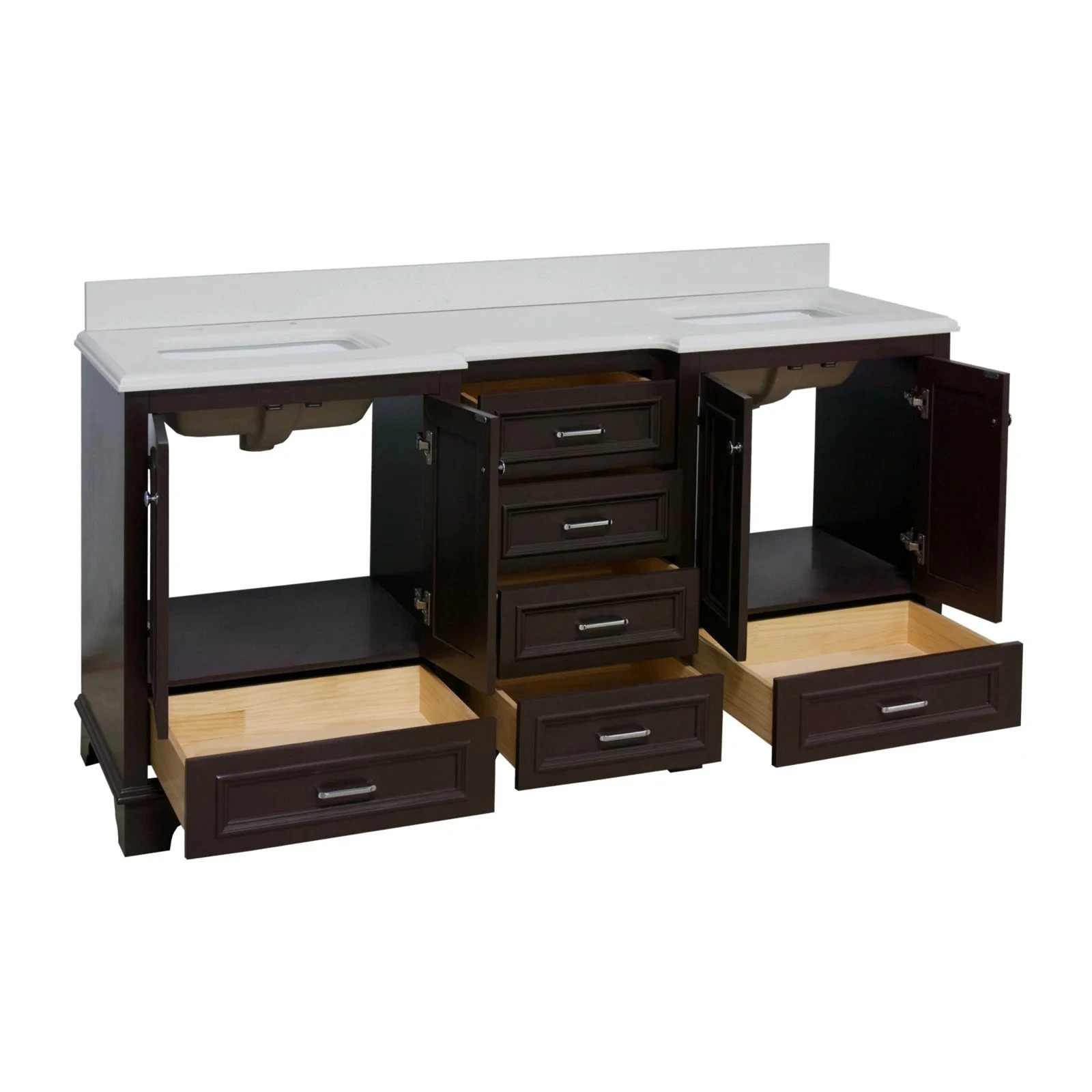 Tủ Lavabo Nantucket Chocolate 72inch_thumbnail_3