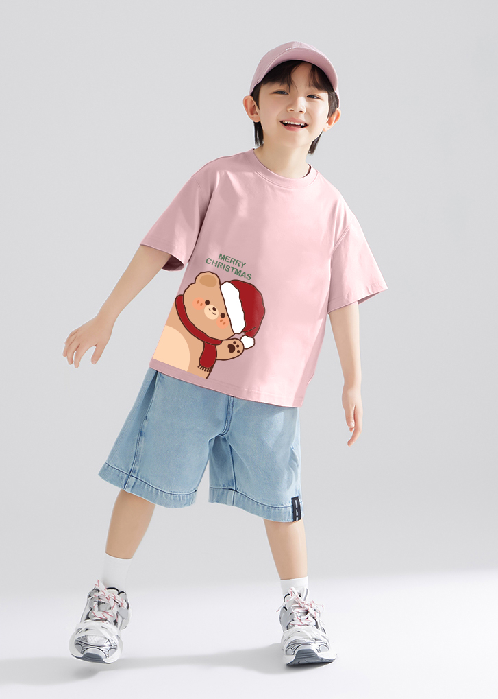 Áo thun bé trai giáng sinh noel form rộng vải cotton co giãn thoải mái AED1710 Miucho Kid in artwork_thumbnail_2