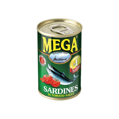 MEGA SARDINES IN TOMATO SAUCE 155G