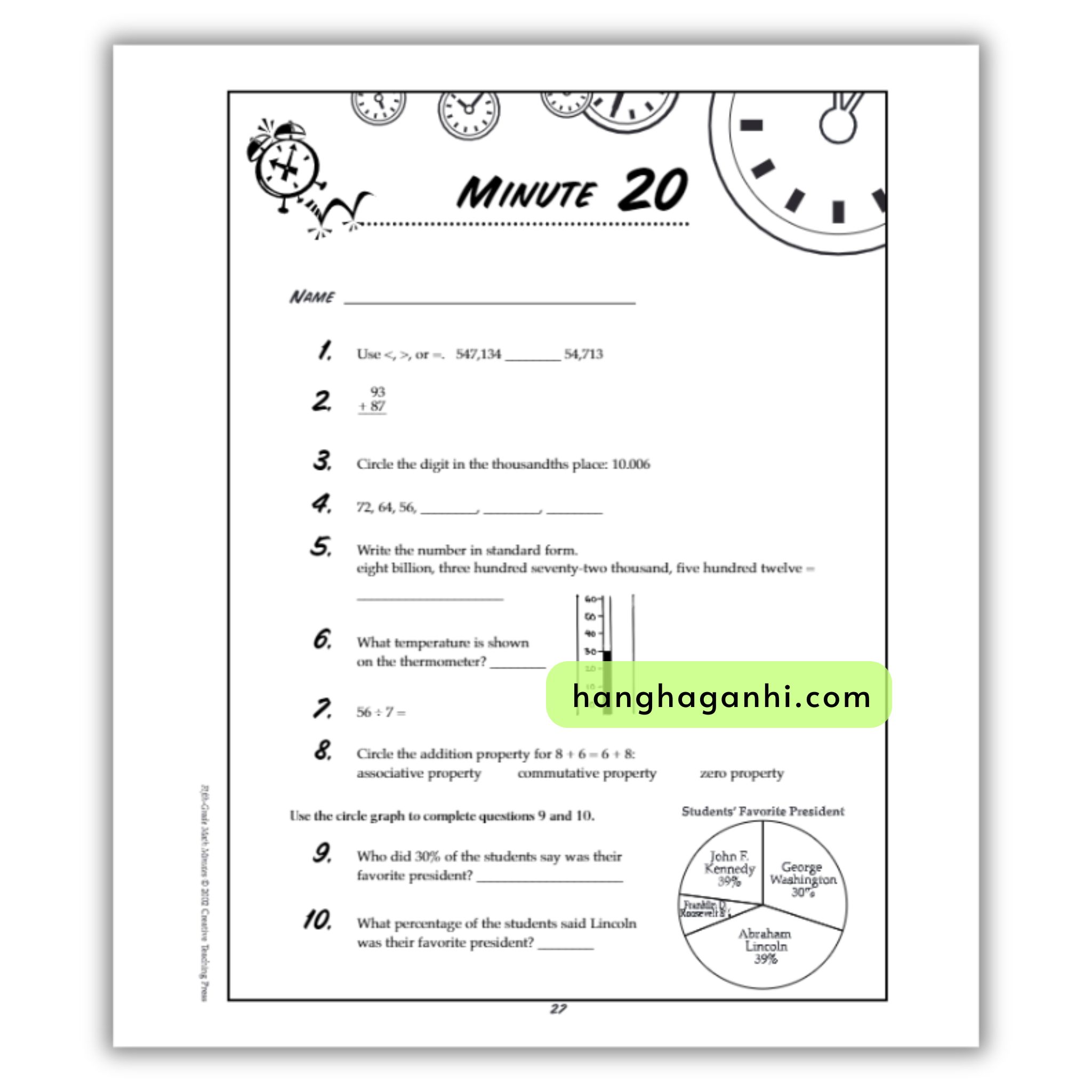 Math Minutes Grade 5- Sách Toán Tiếng Anh cho bé lớp 5_thumbnail_8
