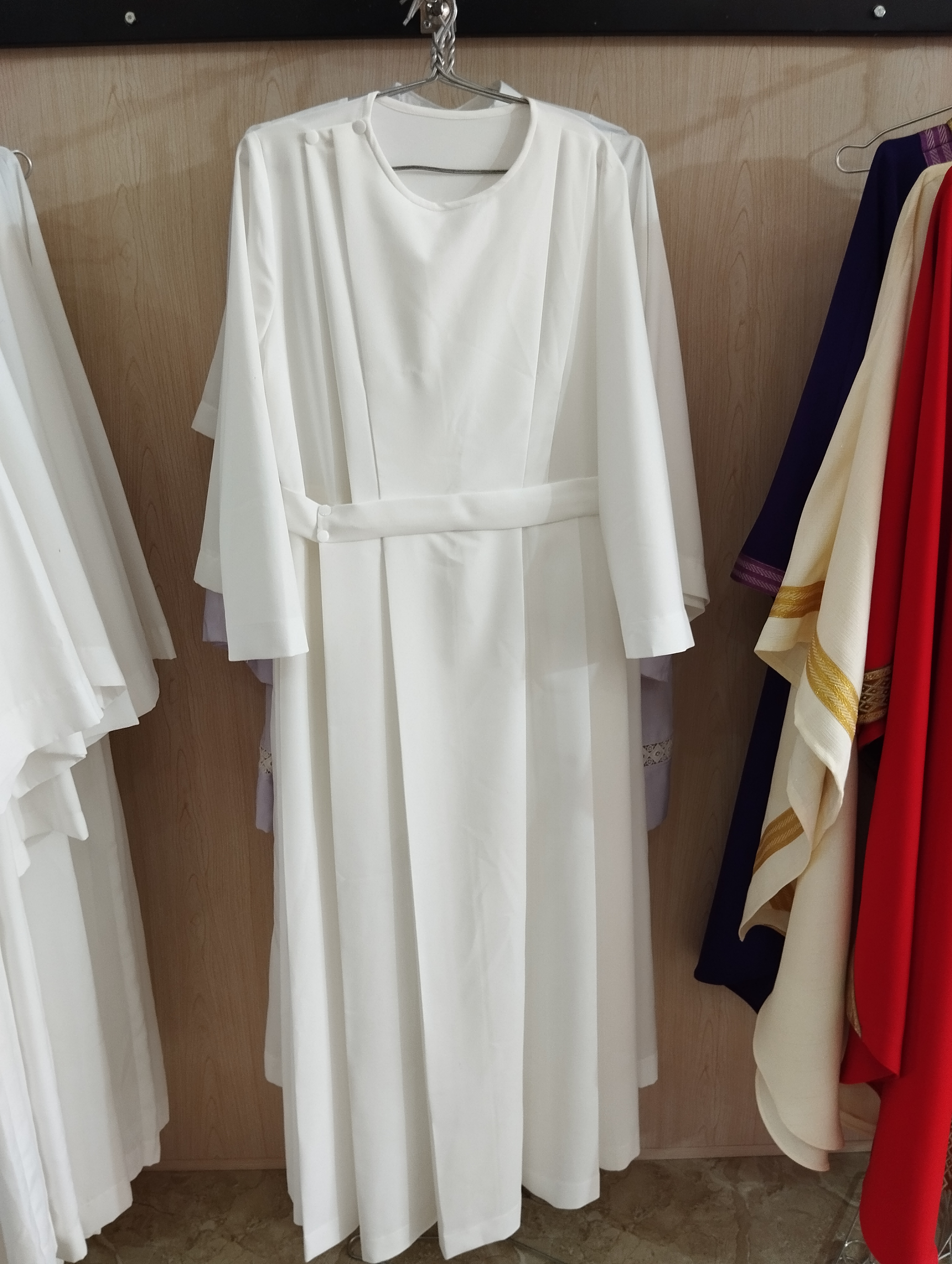 Riêng Áo ca đoàn vải CAT không cổ_thumbnail_5